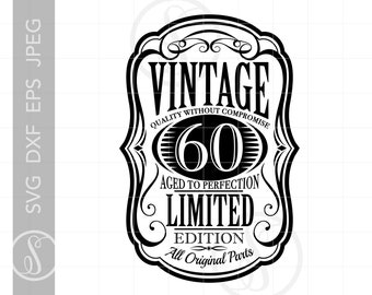 Download 60 birthday svg | Etsy