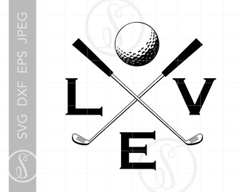 Download Love Golf Svg Etsy
