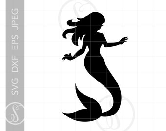 Free Free 126 Mermaid Silhouette Svg Free SVG PNG EPS DXF File