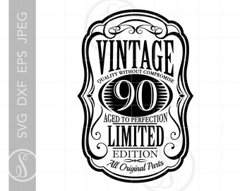 Download Vintage 60 SVG Vintage 60 Design Vintage 60 Silhouette Cut ...