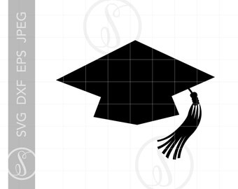 Download Free Grad Cap Download Etsy SVG Cut Files