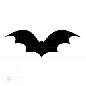 Halloween Bat SVG Download, Vector Bat Clipart Svg Jpg Pdf Png Dxf Cricut Silhouette Cut File, Instant Download SC1017