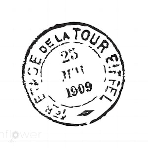 France Postal Stamp SVG,  France Postal Stamp Clipart, Paris France Postal Stamp Svg Png Cricut Silhouette Cut File, Instant Download SC855