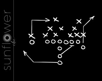 ブランド通販サイト Chalkboard White Football Playbook Art Svg Png Dxf Eps Pdf 絵本