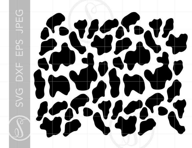 Download Cow Spots SVG Cow Spots Clipart Cow Spots Silhouette Cut ...