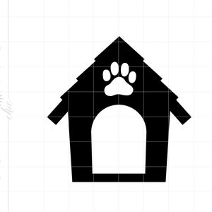 Dom dla psa SVG | Dom dla psa Clipart | Dom dla psa Sylwetka Plik do cięcia | Wektor Dom dla psa Svg Jpg Eps Pdf Png Dxf Pobierz SC2080