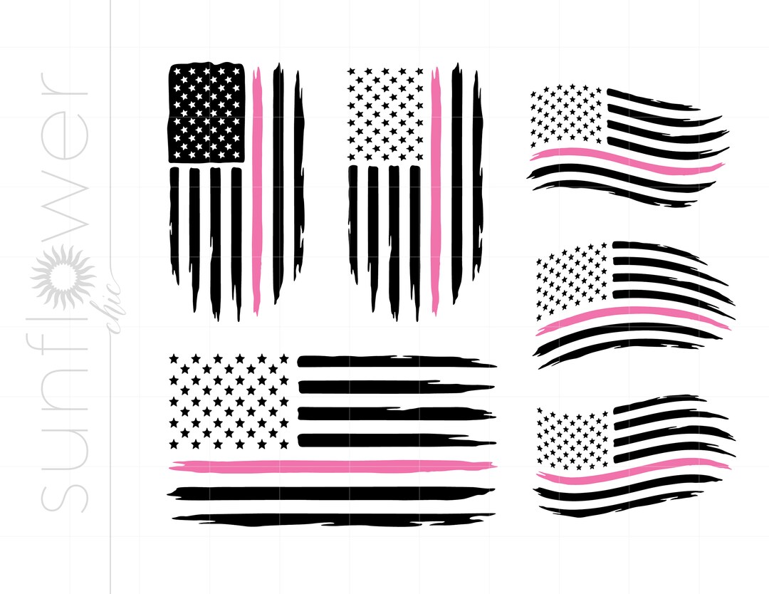 american-flag-svg-pink-line-flag-svg-cut-files-pink-flag-etsy