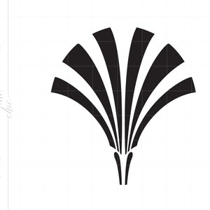 Art Deco SVG Dxf Eps Jpeg Downloads Art Deco Cut File Clipart | Silhouette Clipart Downloads Gatsby Roaring 20s SC1 image 5