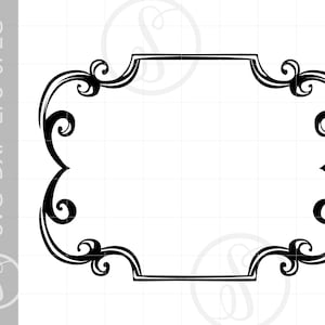 Frame Border SVG | Frame Border Clipart | Frame Border Silhouette Cut File | Frame Border Svg Jpg Eps Pdf Png | Vector Frame Border SC999