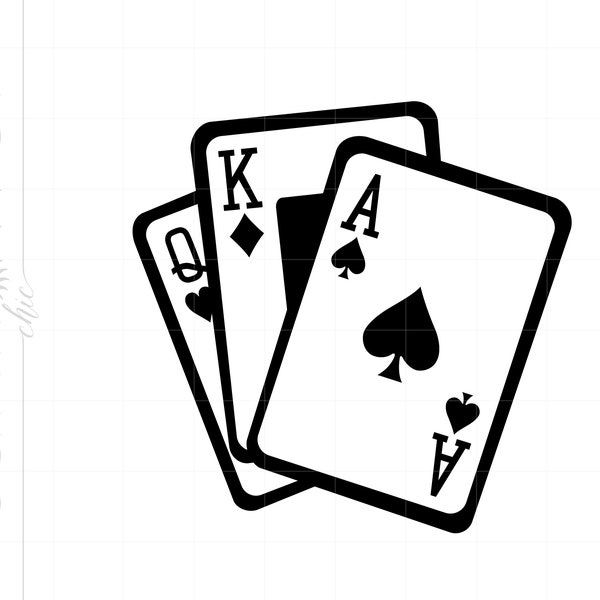 Playing Cards SVG | Playing Cards Clipart | Playing Cards Cut File for Cricut | Playing Cards File Svg Jpg Eps Pdf Png SC561