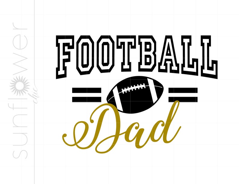 Football Dad Svg Cut Files Football T-shirt Downloads - Etsy