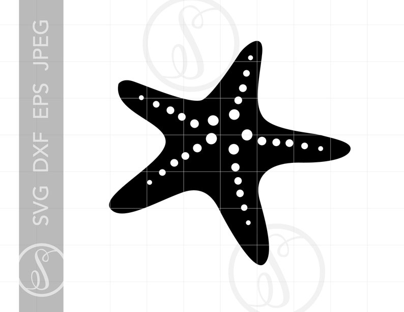 Download Starfish SVG Tropical Starfish Clipart Starfish Cut File ...