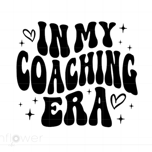 In My Coaching Era SVG, Wavy Text Coach Era Svg, Coach Shirt Svg, Swiftie Coach Instant Download SC3268