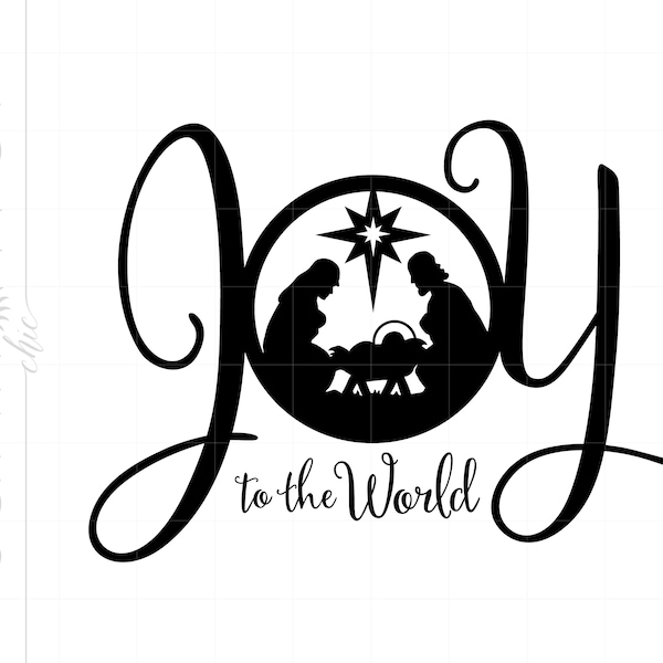 Nativity Silhouette - Etsy