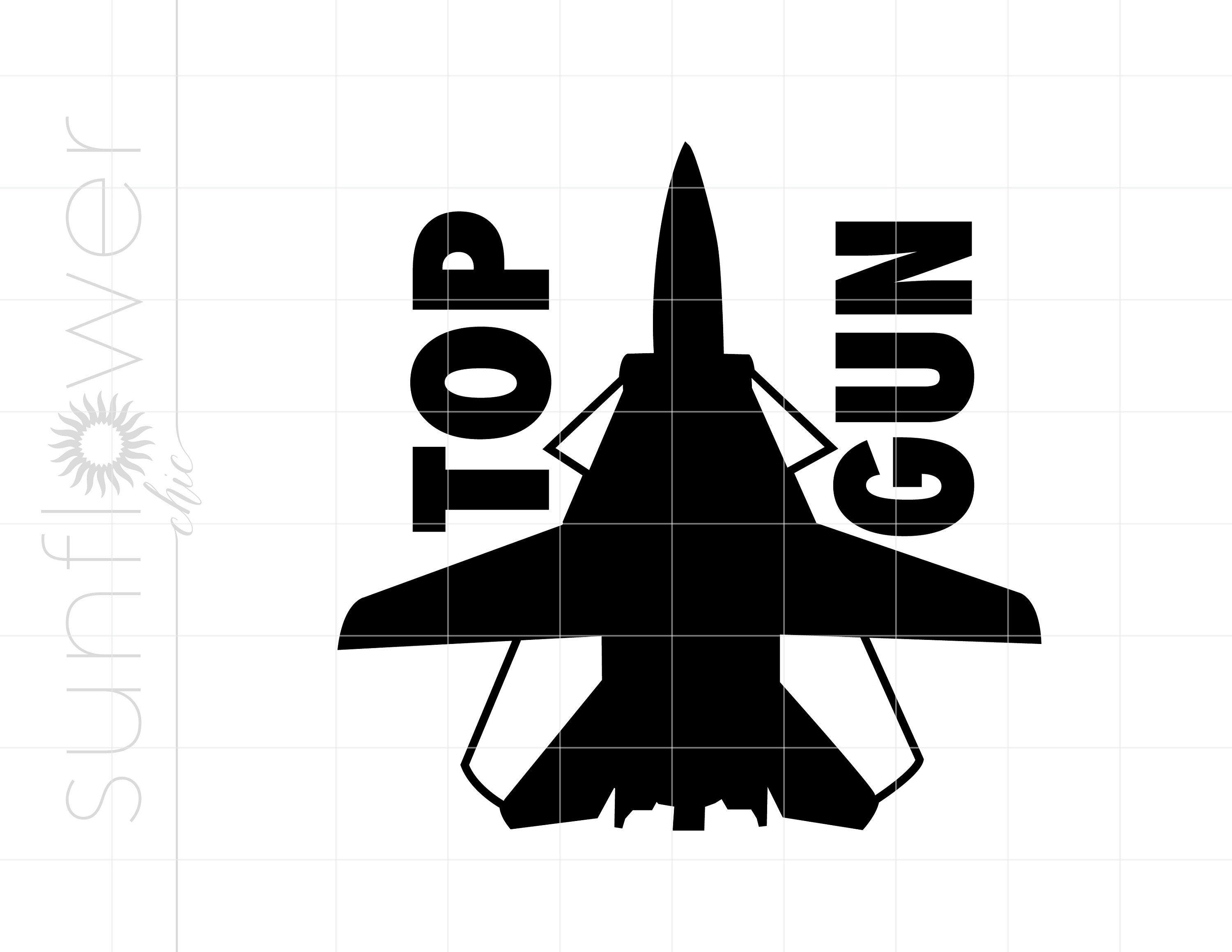 Top Gun SVG Top Gun Clipart Top Gun F14 Silhouette Cut Etsy Ireland