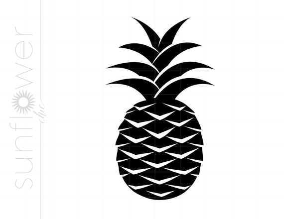 Pineapple SVG Pineapple Clipart Pineapple Silhouette Cut File Pineapple Svg  Jpg Eps Pdf Png Vector Pineapple SC870 - Etsy Norway