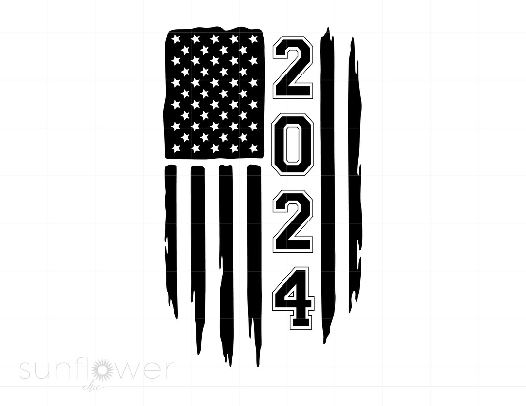 2025 American Flag Svg, US Flag 2025 Svg Png, Patriotic Svg, 2025