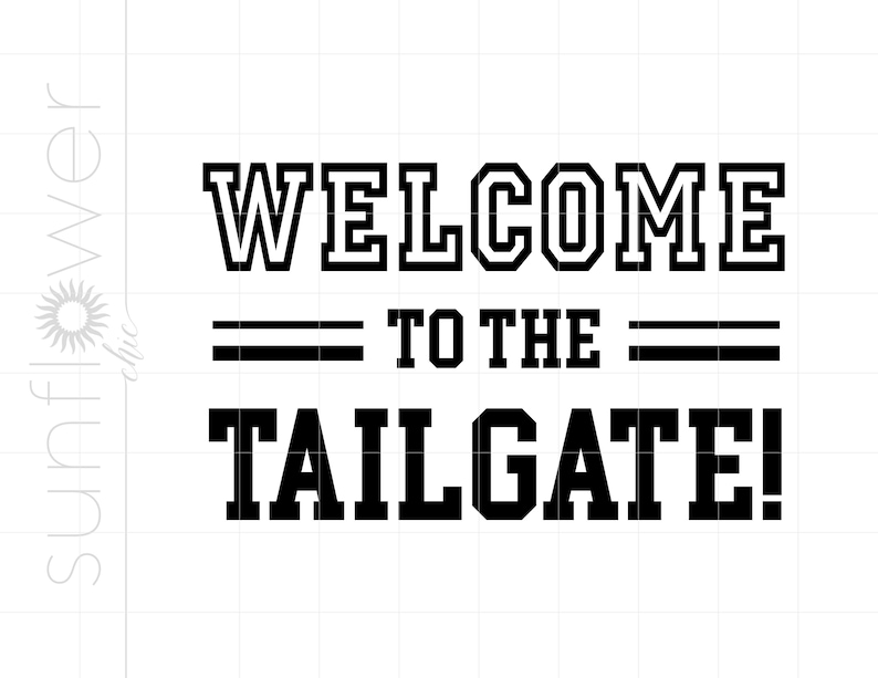 Football Tailgate SVG to the Tailgate Download Etsy