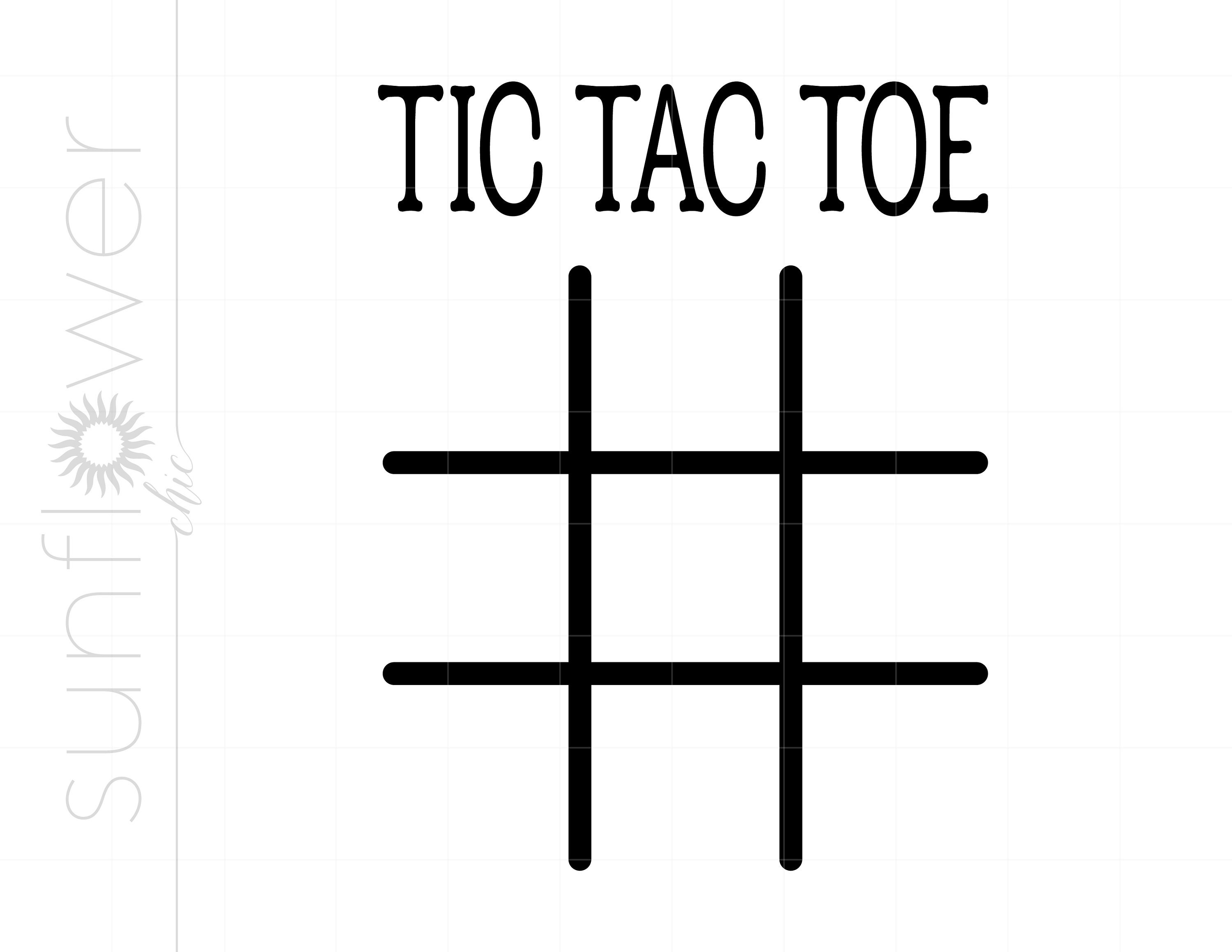 Tic Tac Toe SVG Tic Tac Toe Svg Files Tic Tac Toe Board Game -  Finland