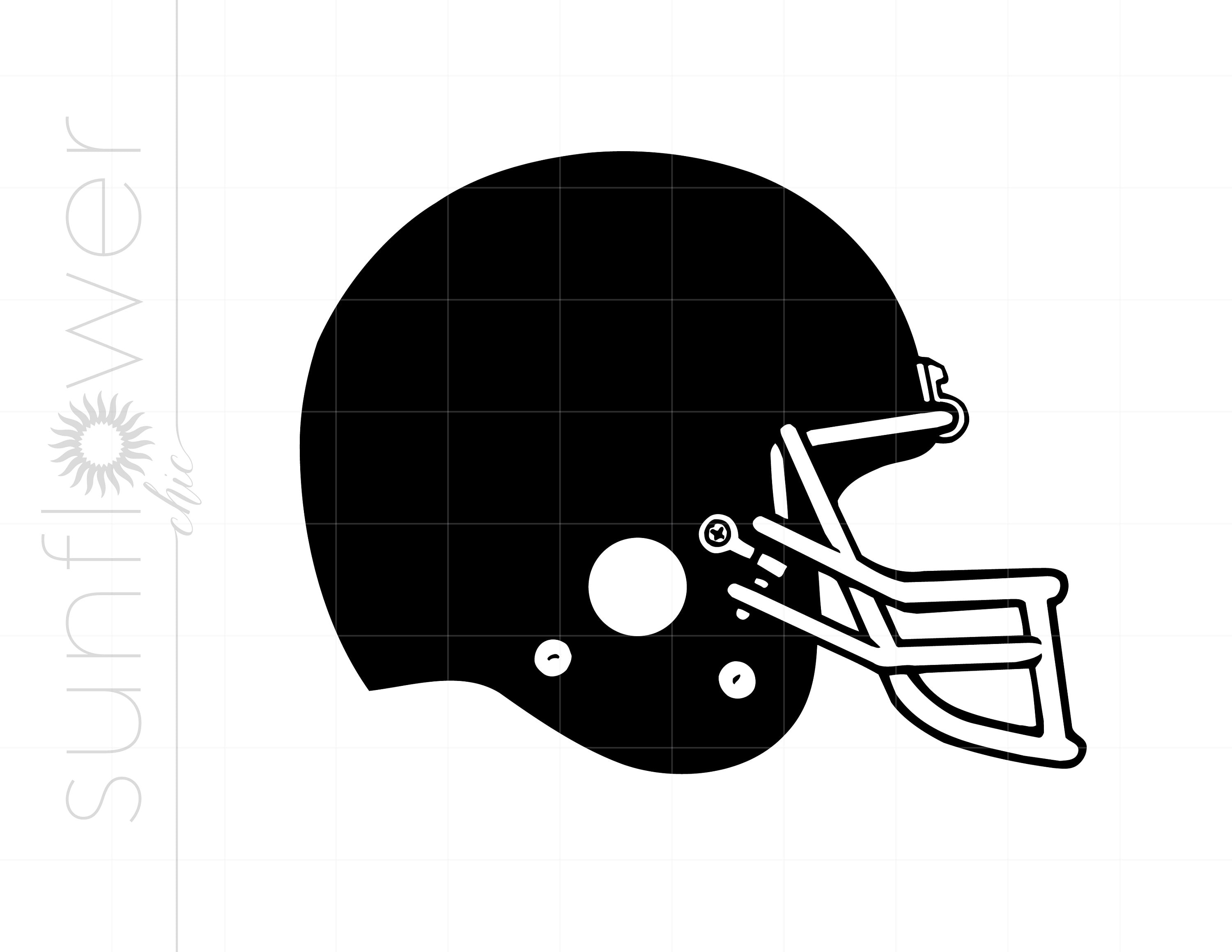 Football Helmet SVG Football Helmet Clipart Download - Etsy