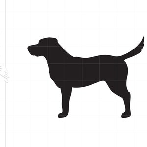 Labrador SVG | Labrador Clipart | Labrador Silhouette Cut File | Vector Labrador Svg Jpg Eps Pdf Png Dxf Download SC1254