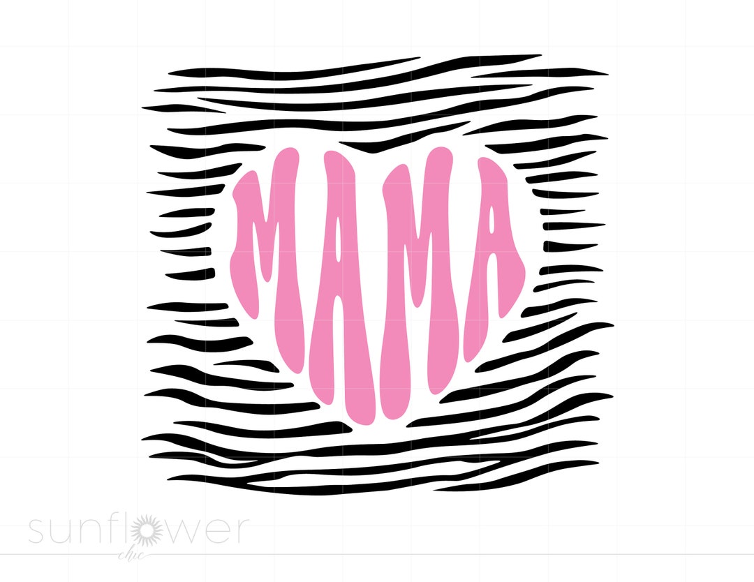 Mama Svg Tiger Stripes Mom Svg Cut Files Wild Stripes Mom - Etsy