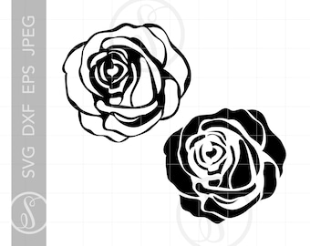 Roses SVG | Roses Clipart | Roses Cut File for Cricut | Vector Rose Svg Jpg Eps Pdf Png | Rose Clip Art Download SC664