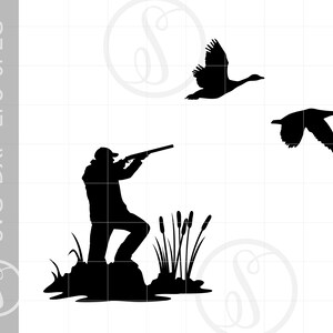 Ente Silhouetten Svg Fliegende Ente Clipart Ente Etsy