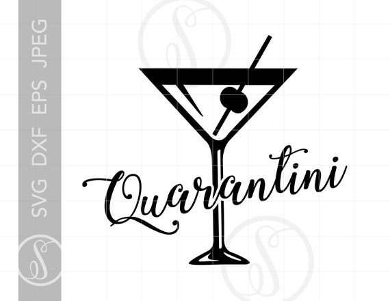 Download Free Quarantini Svg Clipart Quarantini Silhouette Cut File Etsy SVG Cut Files
