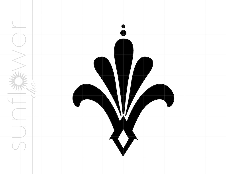 Art Deco SVG Dxf Eps Jpeg Downloads Art Deco Cut File Clipart | Silhouette Clipart Downloads Gatsby Roaring 20s SC1 image 2