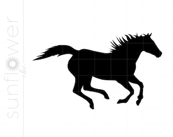 抽象画 馬のシルエット アクリル画 美しい馬の抽象画, 印象派, 壁掛けアート プリント