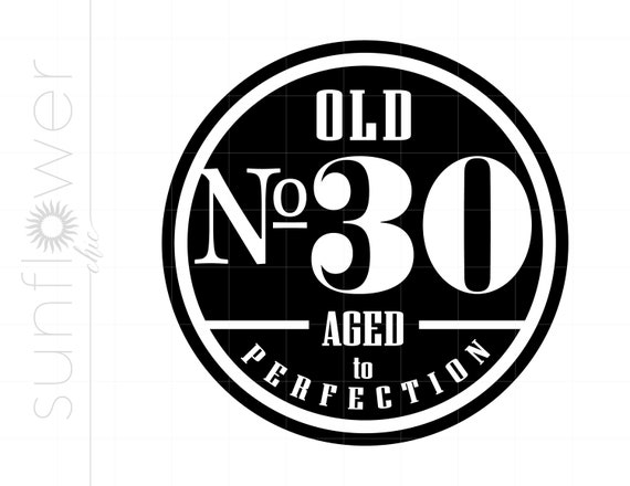 Old Number 30 SVG Clipart 30th Cut File for Cricut Old No. 30 Aged to  Perfection Svg Jpg Eps Pdf Png 30th Birthday SVG SC1532 - Etsy