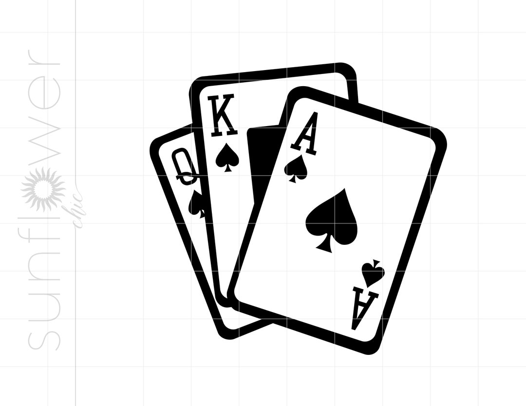 Playing Cards SVG Download, Ace of Spades Svg, Playing Cards Cut File