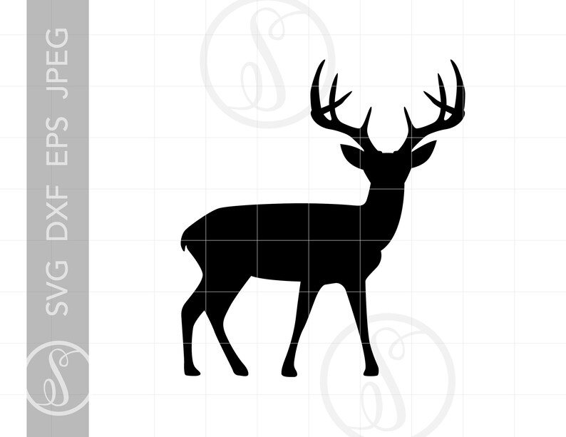 Download Deer Buck SVG Deer Buck Clipart Deer Buck Silhouette Cut ...