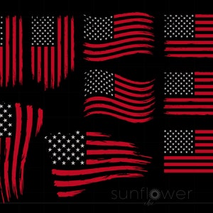 American Flag Svg Download, US Flag Svg Cut Files, Grunge Flag Svg For Cricut Silhouette, 4th of July Svg, Patriotic Svg SC3095