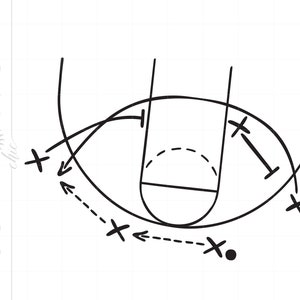Basketball Playbook Art Clipart Downloads | Sports Svg Cut Files Dxf Pdf Silhouette Art | Basketball Play Clipart SC113