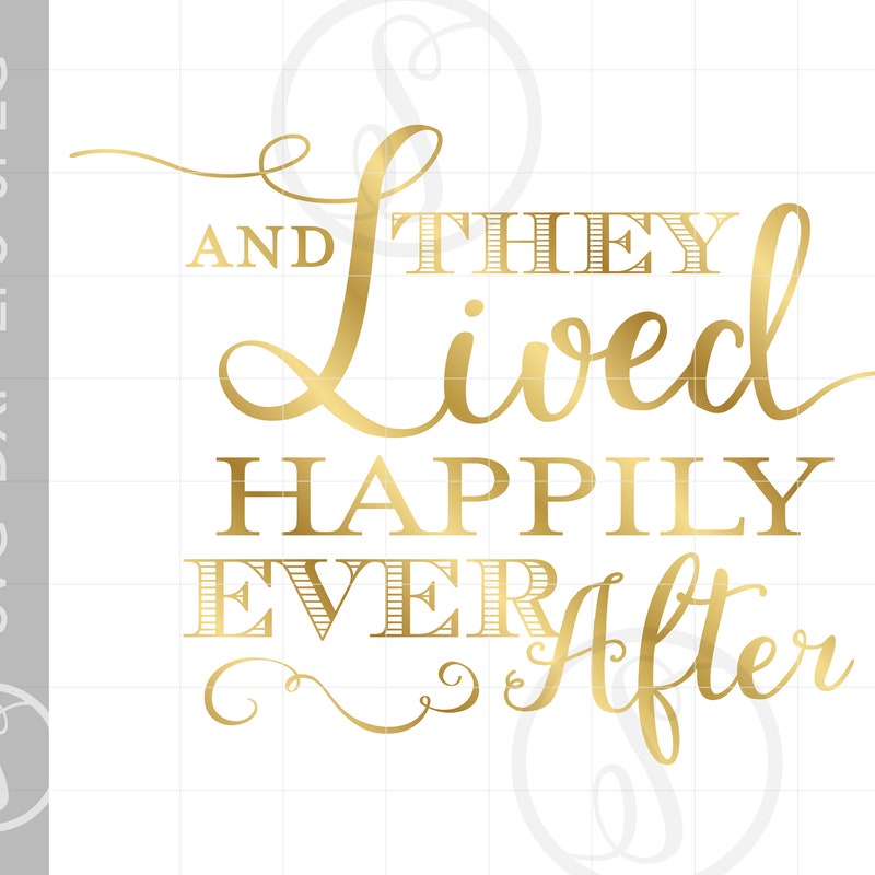 Happily Ever After Clipart - Etsy