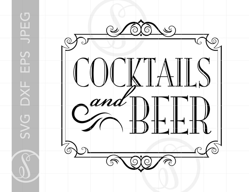 Free Free 314 Wedding Bar Sign Svg SVG PNG EPS DXF File