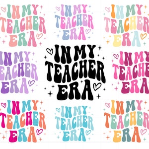 In meiner Lehrer-Ära SVG-Bundle, Lehrer-Era Svg, Lehrer-Shirt-Svg, Lehrer-Anerkennung Svg, Lehrer Sofortiger Download SC3122
