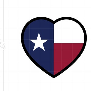 Texas SVG | Texas Flag Heart Clipart | Texas Flag Heart Svg Cut File Cricut | Texas State Svg Jpg Eps Pdf Png | Texas Shape Flag Svg SC1865