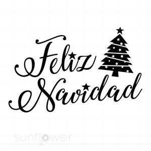 Feliz Navidad SVG | Spanish Christmas Svg Cut Files | Feliz Navidad Cricut Silhouette Downloads | Feliz Navidad Shirt Printable SC2604