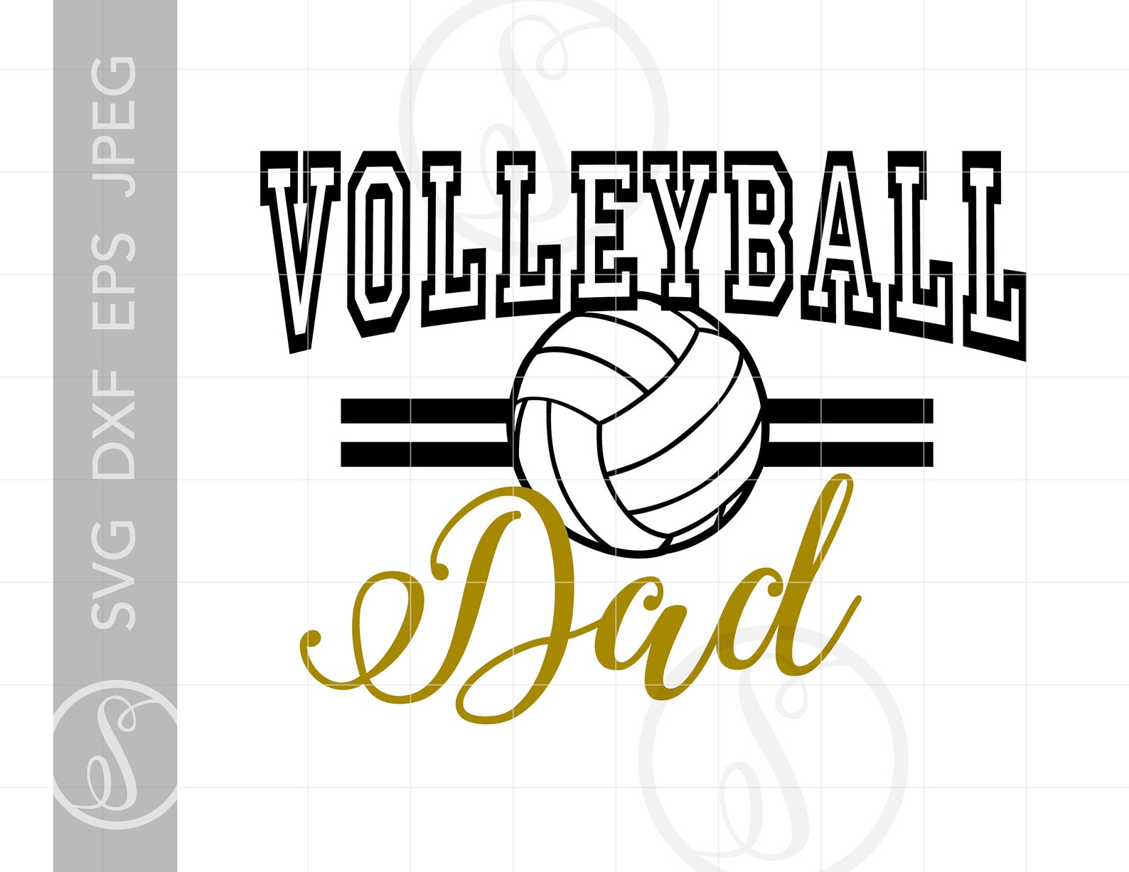 Download Volleyball Dad Svg Cut Files Volleyball T-Shirt Downloads ...