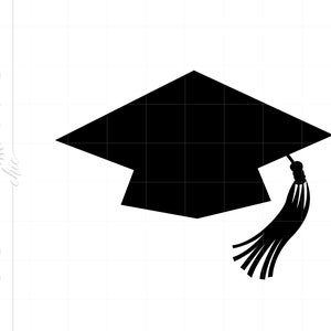 Grad Cap SVG | Grad Cap Clipart | Grad Hat Silhouette Cut File | Grad Cap Svg Jpg Eps Pdf Png Dxf Download | Graduation Hat 2020 Svg SC1428