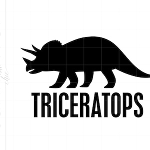 Triceratops SVG | Triceratops Clipart | Triceratops Silhouette Cut File | Triceratops Svg Jpg Eps Pdf Png Dxf Download | Dinosaur Svg SC1246