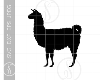 Alpaca Silhouette Pack Alpaca Design Alpaca SVG Alpaca PNG Alpaca Cut file Lama SVG Digital Download