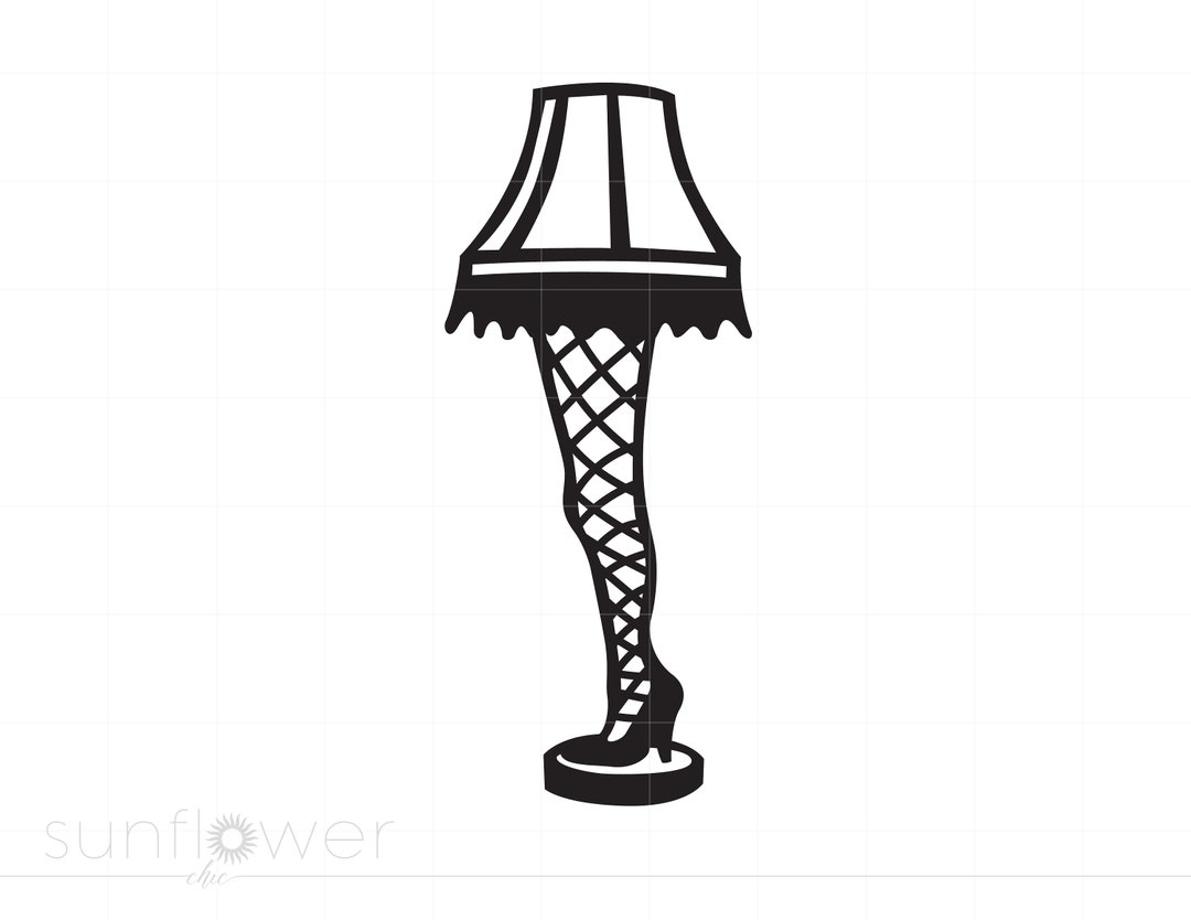 Christmas Story Leg Lamp Svg, Fragile Lamp Svg, Frageelay Lamp Svg
