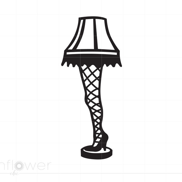 Christmas Story Leg Lamp Svg, Fragile Lamp Svg,  Frageelay Lamp Svg, Christmas Story Cricut Silhouette Instant Download SC2982