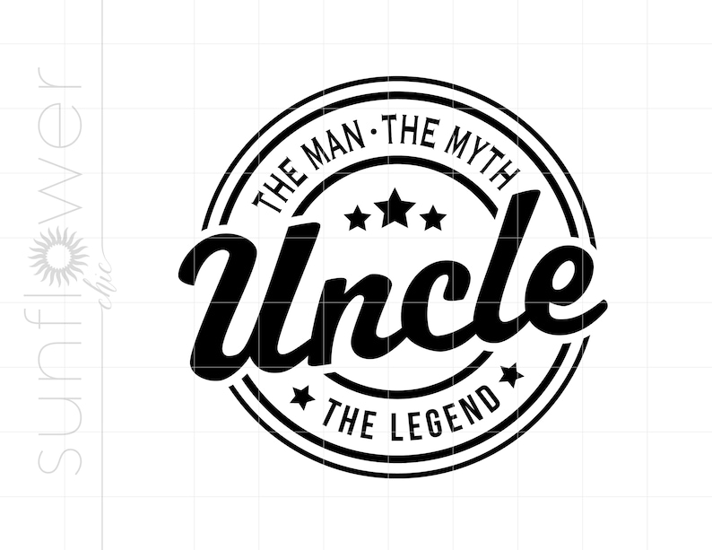 Uncle SVG | Uncle the Man the Myth the Legend Svg | Uncle Svg Printable ...