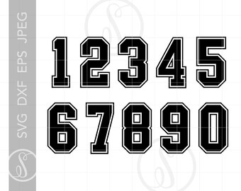 jersey numbers pdf etsy