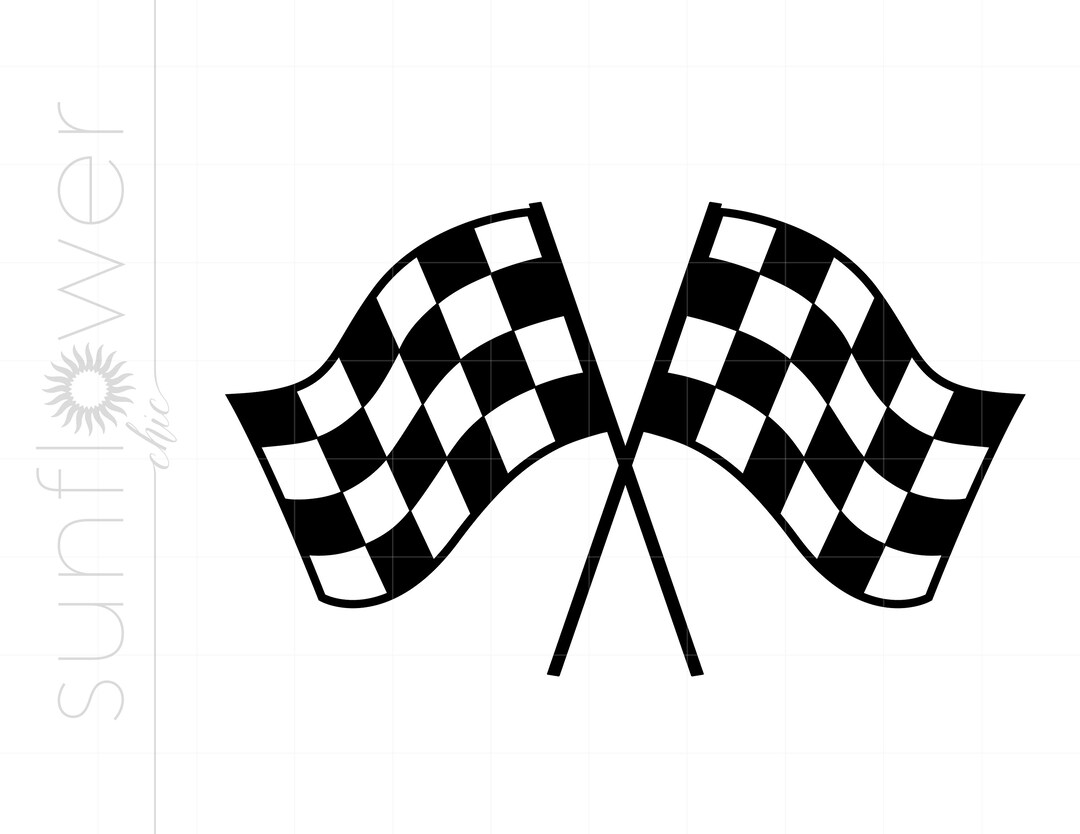 Checkered Flags SVG Download Racing Flags Clipart - Etsy